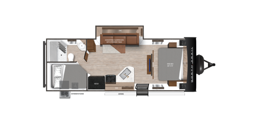 North Trail 24BHS Floorplan