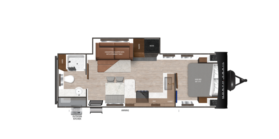 North Trail 25RBP Floorplan