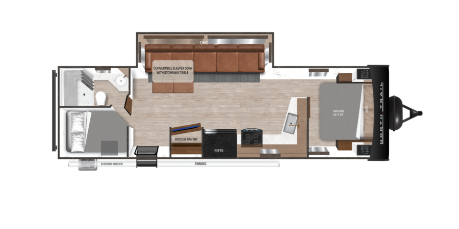 North Trail 29BHP Floorplan