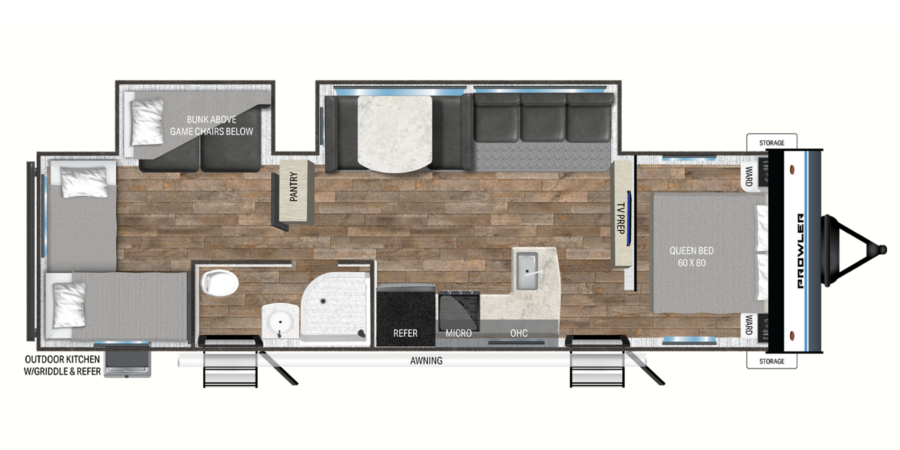 Prowler 320SBH Floorplan