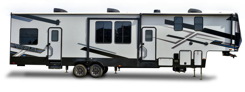Torque RV image shows a sharp, modern, rugged design.