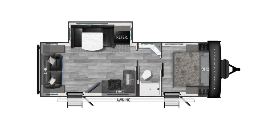 Trail Runner 255RL Floorplan