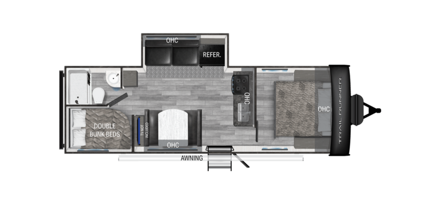 Trail Runner 261BHS Floorplan