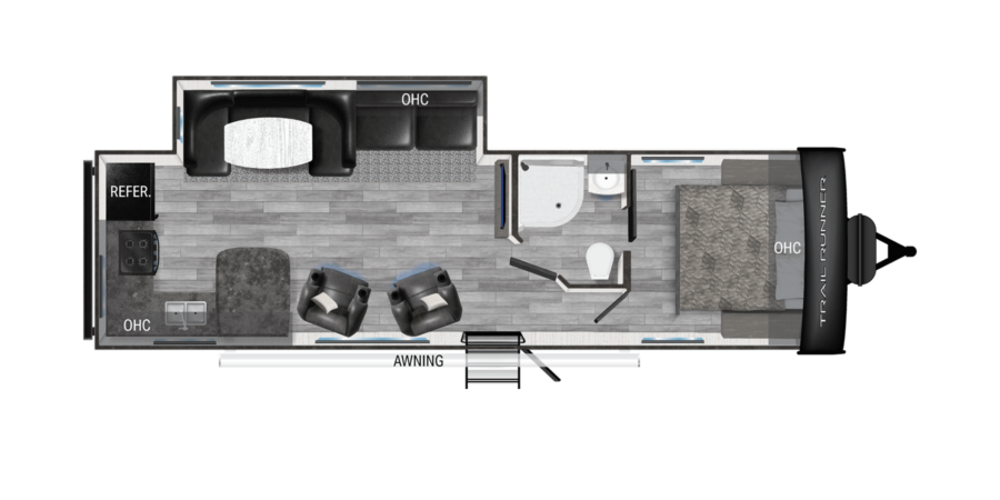 Trail Runner 27RKS Floorplan