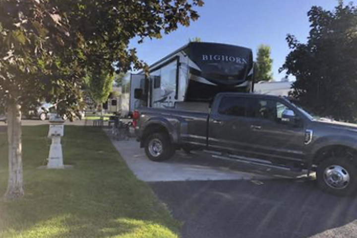 The Kuhn family Testimonial Image with RV