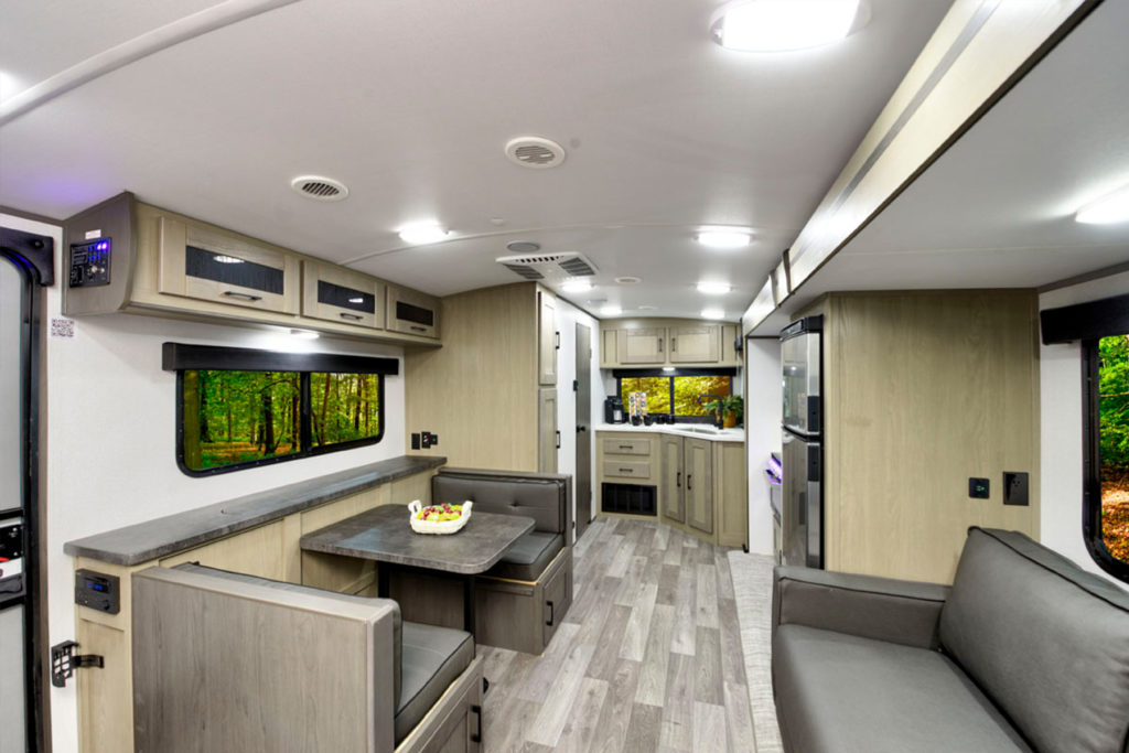 Highlighting RV Living Area Interiors