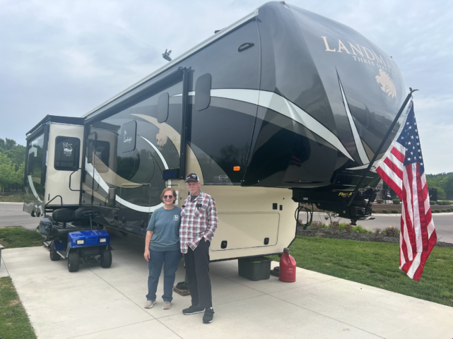 Ron & Kathy Ludwig Testimonial Image with RV