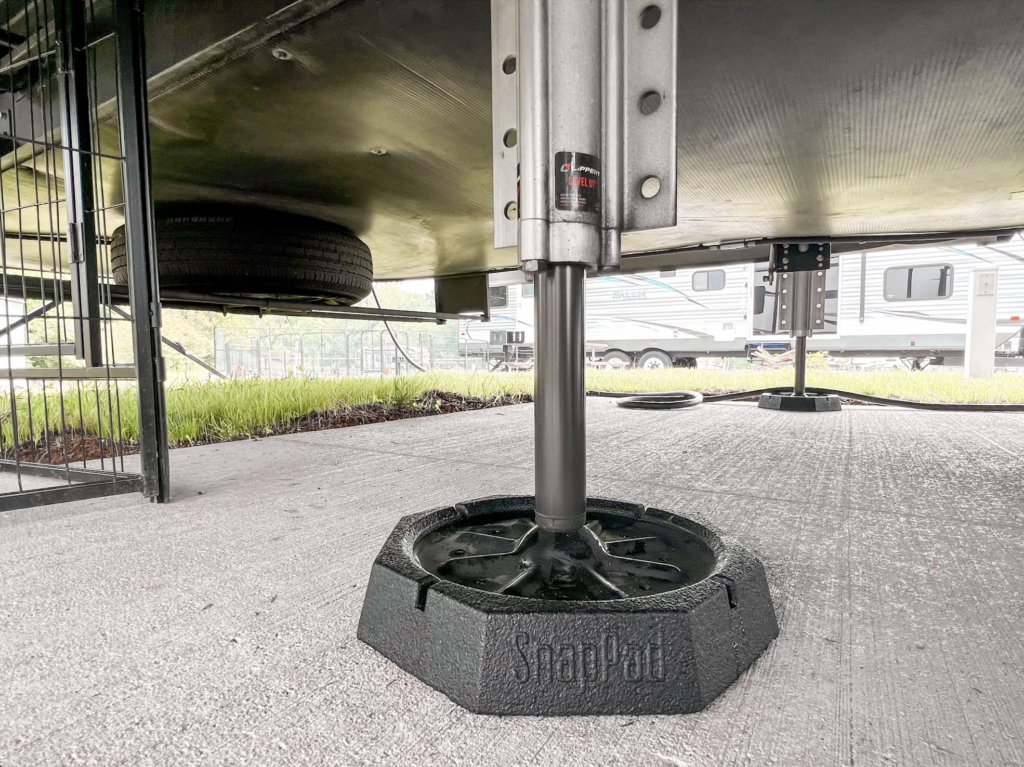 Leveling your RV can be easier with after-market accessories.