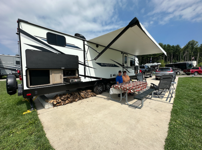 Matt & Brandy Gleason Testimonial Image with RV