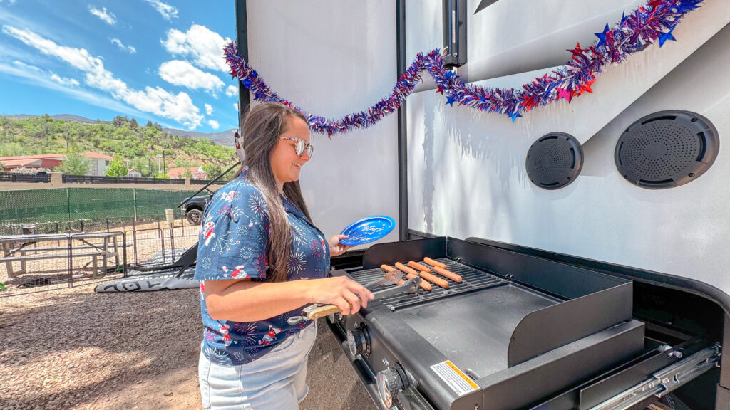 Celebrating the Fourth of July in your RV can be fun.