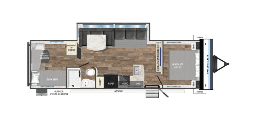 Prowler 3105BH Floorplan