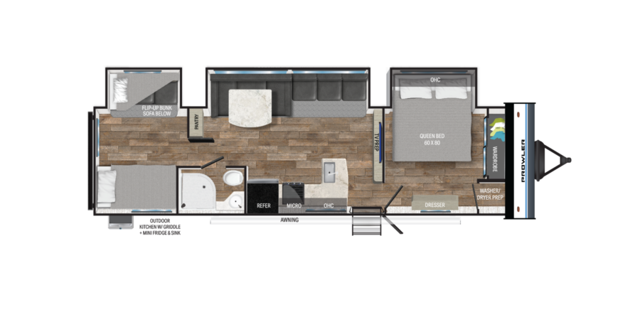Prowler 3307BH Floorplan