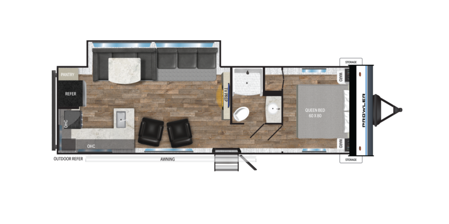 Prowler 2909RK Floorplan
