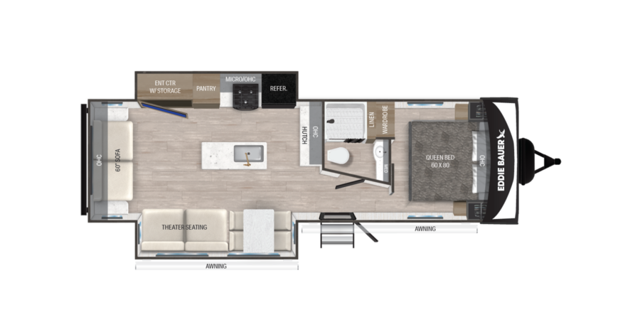 EBL 2900RL Floorplan