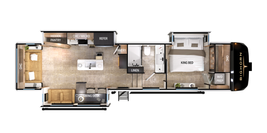 Bighorn 331RL Floorplan