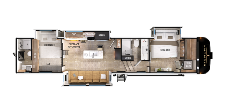 Bighorn 392DS Floorplan