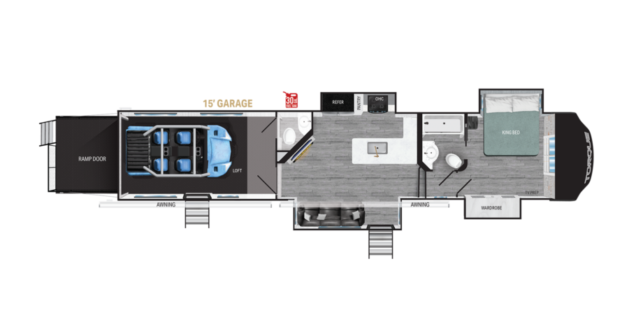 Torque 385 Floorplan