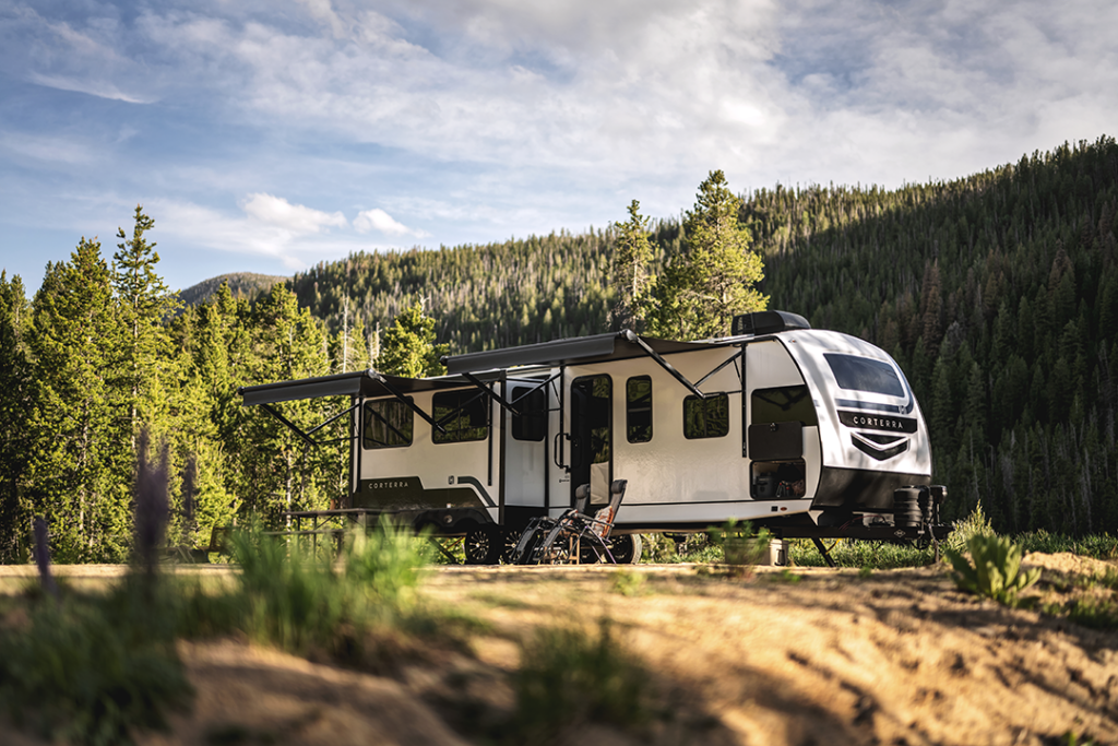 Half-ton towable RVs are great for weekend campers or those who are just beginning because of their size and lesser weight.